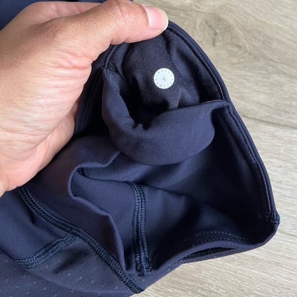 LULULEMON BODYCON LUXTREME HIGH RISE MESH LEGGINGS Navy Blue SZ 4 - Picture 5 of 8